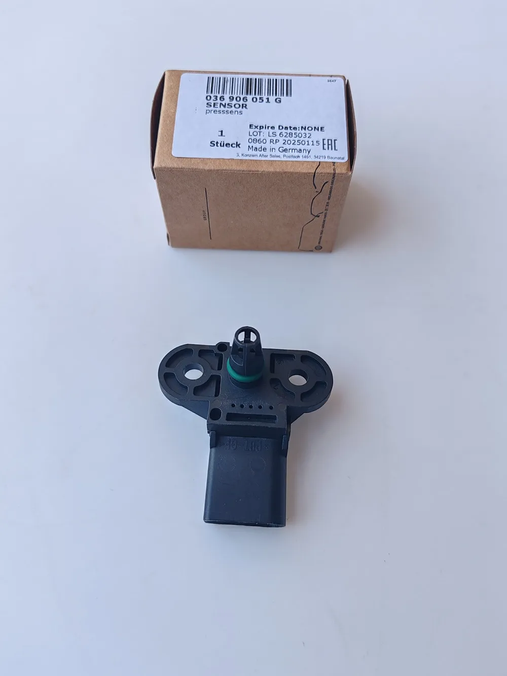 Brand New Genuine 036906051G 036-906-051-G 0261230081 OEM MAP Boost Pressure Sensor Fit For VW, AUDI, SEAT, SKODA, PORSCHE
