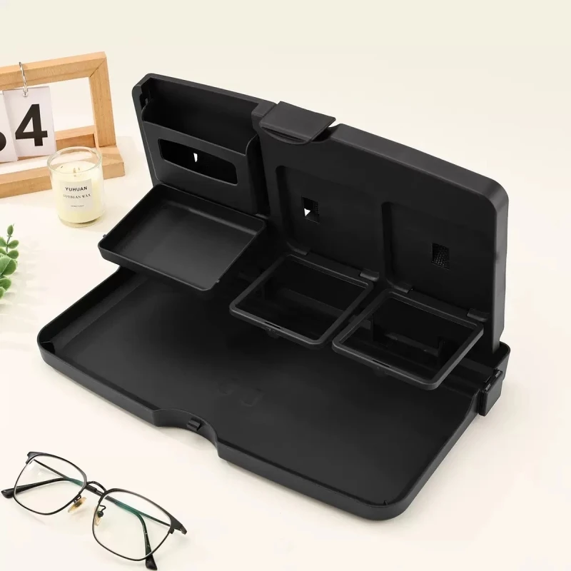 Car Seat Back Dining Table Multifunctional Car Chair Back Storage Tray Portable Car Back Food Drinks Holders Car Accessories