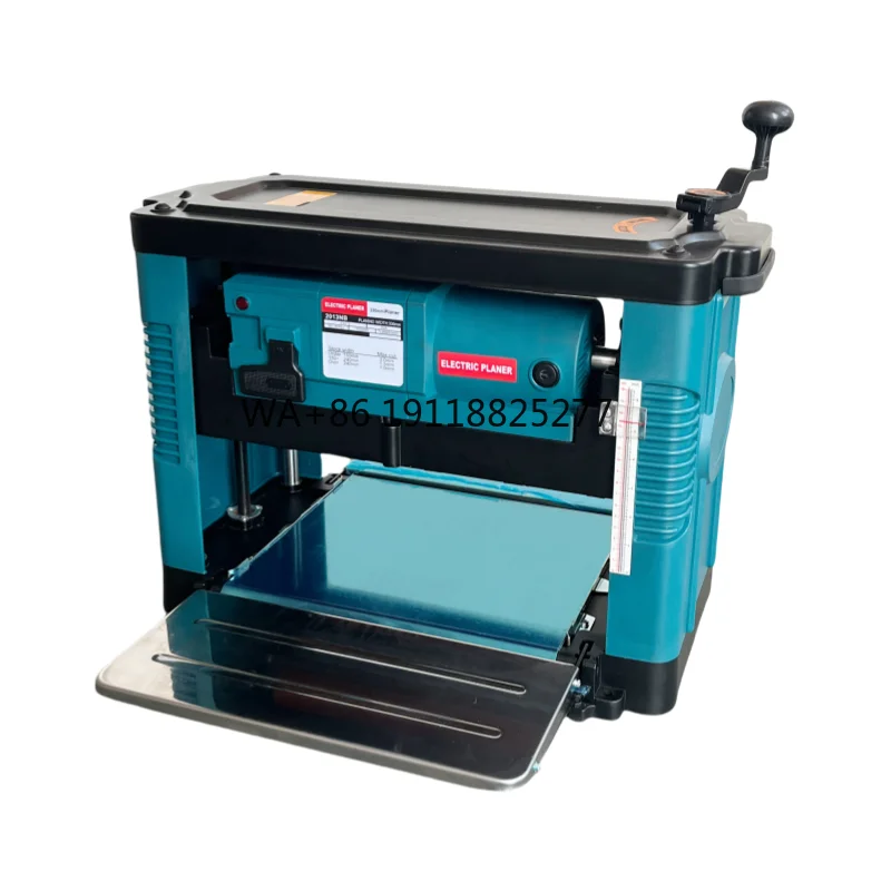 Motorized Wood Planer for Woodworking Portable Benchtop Pressure Planer Machine