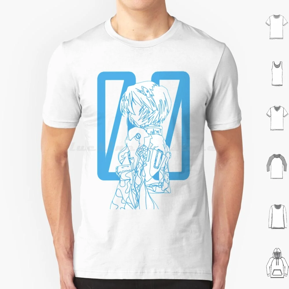 Ayanami Continous Line Artwork T Shirt Cotton Men Women DIY Print Nge Asuka Langley Soryu Asuka Asuka Langley Shinji Ikari