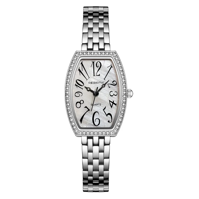 RINASCITA D033 Orologi da donna di moda di lusso Abiti Tounneau Orologi minimalisti in cristallo per donna Orologio al quarzo Orologio