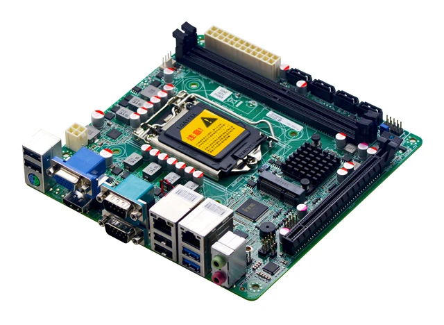 B365 Lga 1151 Coffee Lake Dual Lan 2 Ddr4 Sata Ports Pcie 3.0 16x Embedded Industrial Mini Itx Motherboard For Pos Machine Com Motherboards AliExpress