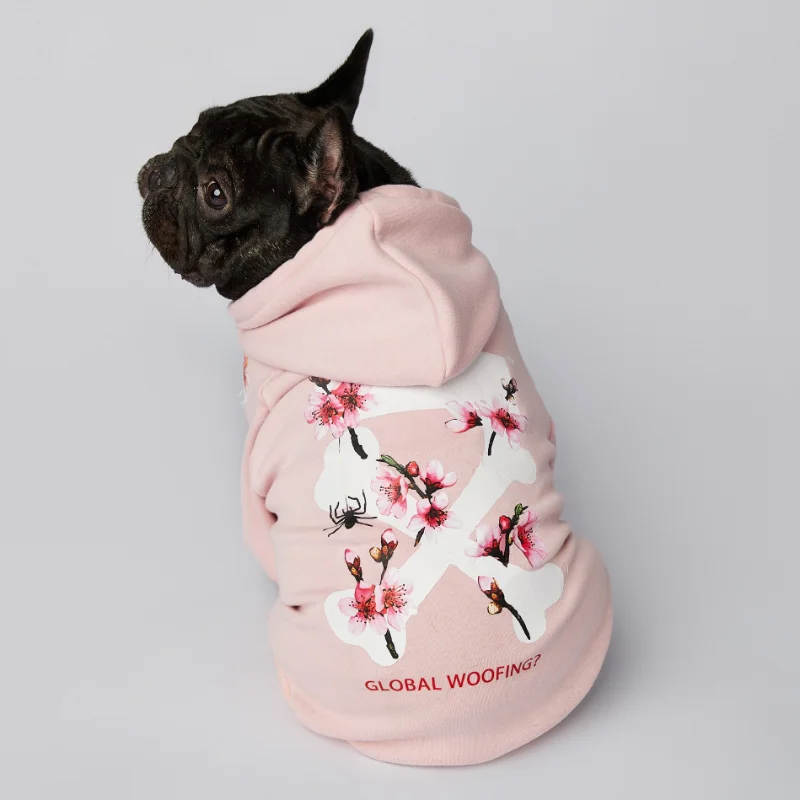 Autumn Winter Pet Dogs Clothes Fashion Dogs Hoodies Fleece Warm Cotton French Bulldog For Small Medium Large Dog Clothing Jacket