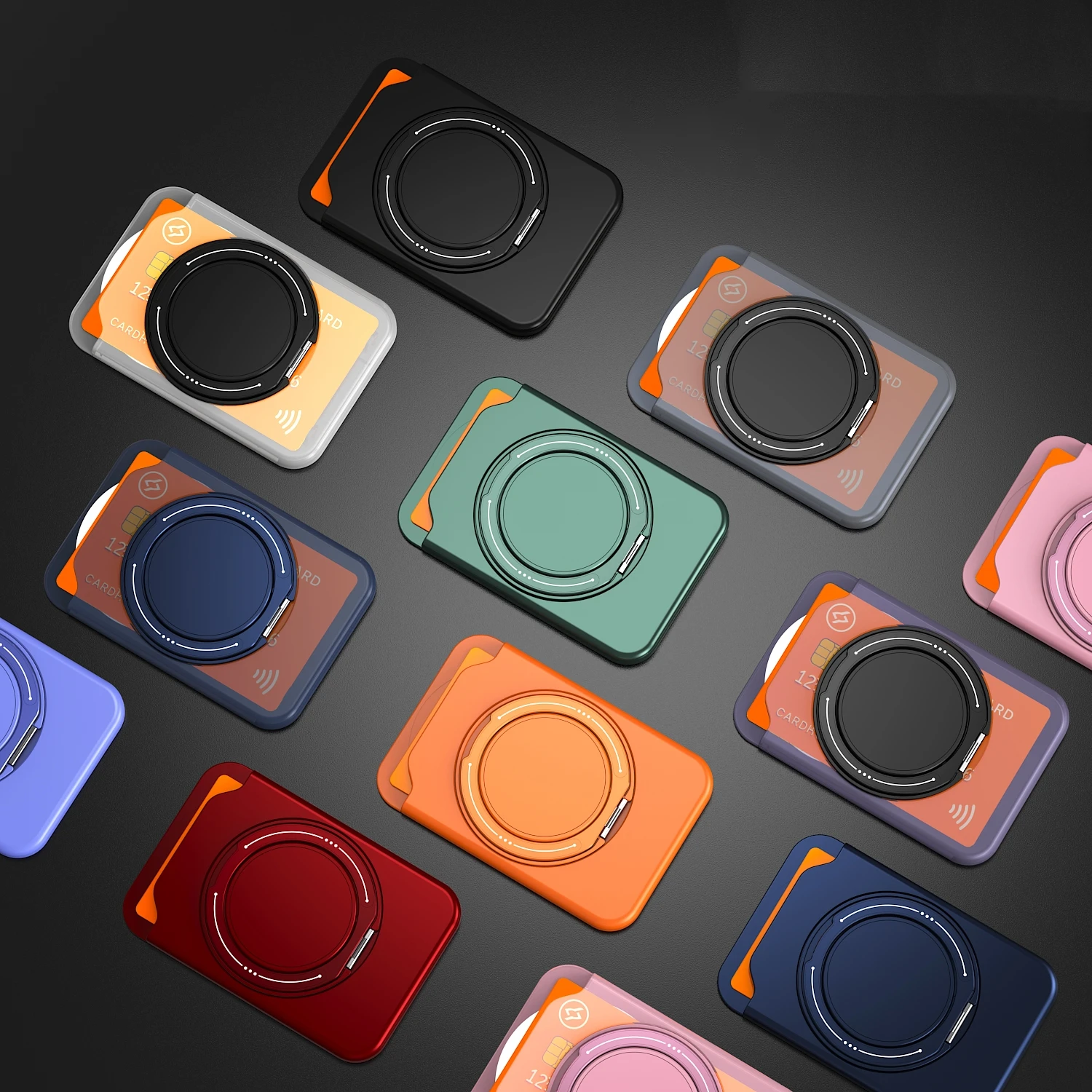 Magnetic For Magsafe Wallet Sold Card Holder Case For iPhone