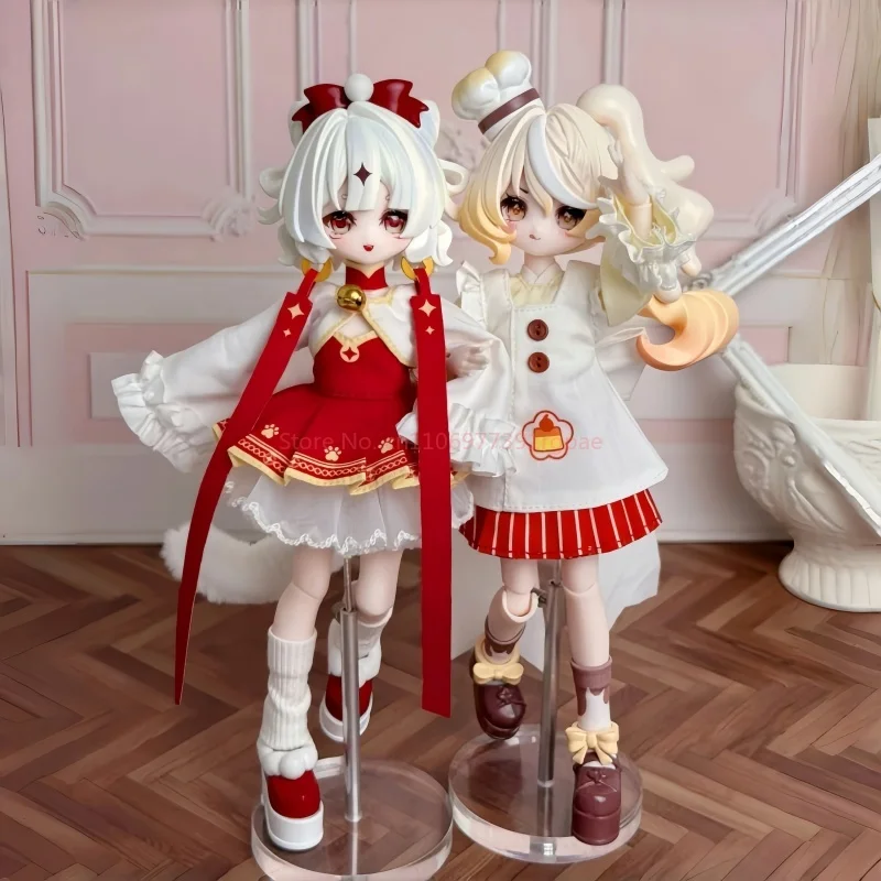 

Эксклюзивная серия Lucky Little Sign Spirit для девочек, слепая коробка, милая кукла, подвижная фигурка 1/8 Bjd, Mystery Boxe, Рождественский подарок