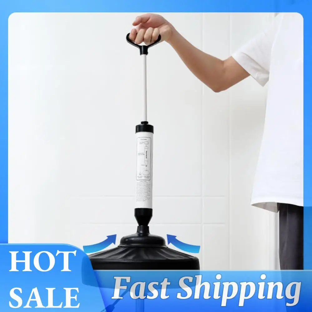 

Toilet Plunger High Pressure Toilet Plunger Tool with 2 Type Suction Cups Pump Toilet Plunger Pipeline Dredge for Bathroom