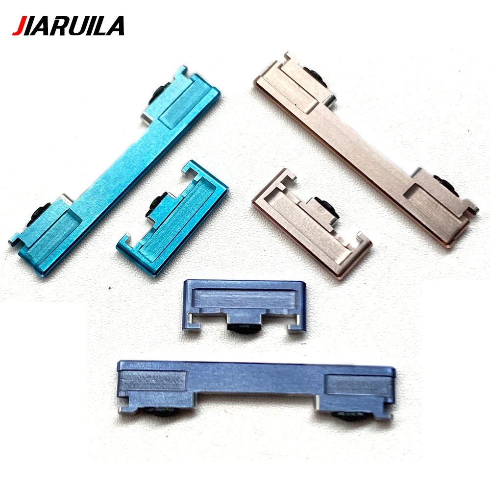 10 قطعة/الوحدة قطع غيار علوية لهاتف Xiaomi Redmi Note 10 Pro / Mi 10 10T Pro مفاتيح زر جانبية أزرار حجم الطاقة