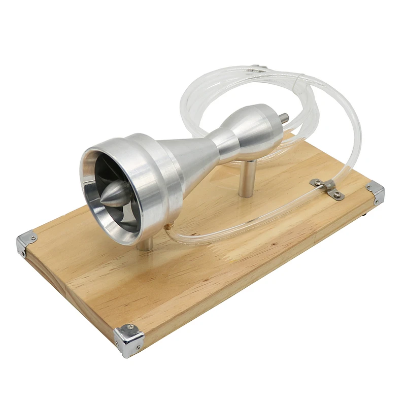 Steam Turbine Engine Simulation Model Alcohol Firewood Fuel Aircraft Turbine Science Experiment Teaching Equipment