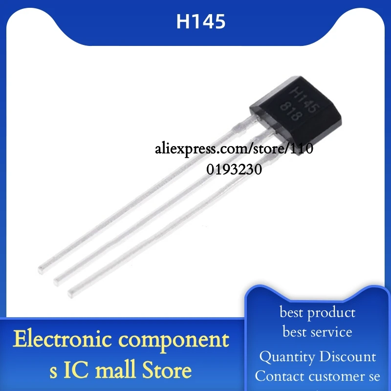 10PCS/LOT      OCH145AMF  H145  45L  3-SIP  Hall-Effect Sensor IC    In Stock