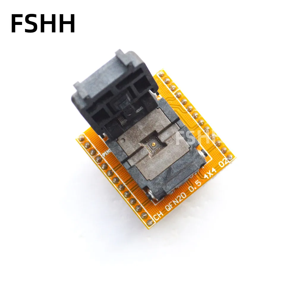 

QFN20 to DIP20 Programmer Adapter QFN20 Adapter WSON20 DFN20 MLF20 test socket Pitch 0.5mm size 4x4mm