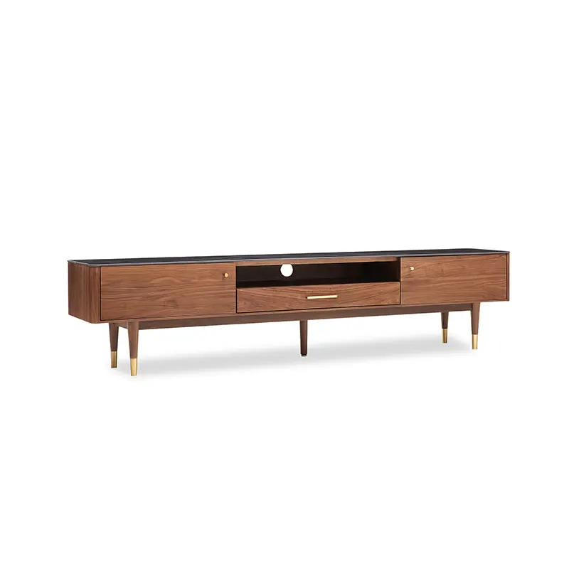 

Living room furniture North American black walnut simple modern solid wood TV cabinet solid wood furniture