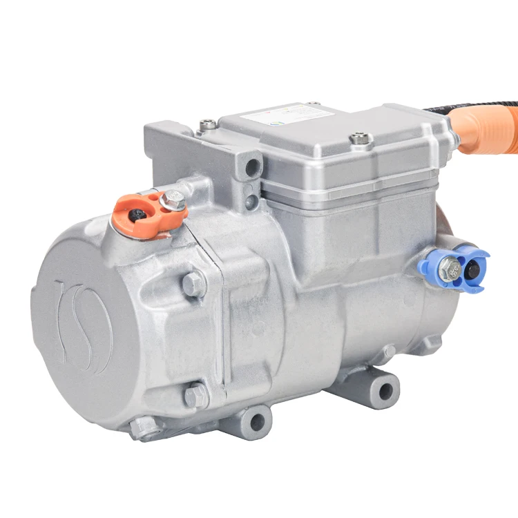 Portable 12v 24v DC electric scroll compressor for frigo van truck refrigeration unit system factory manufacture R404A R452A