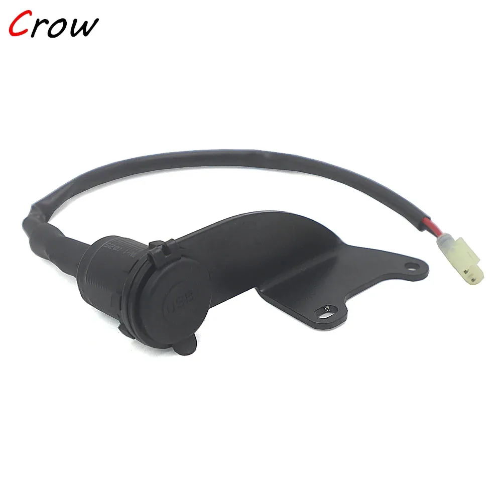 Cargador USB Dual para motocicleta, adaptador de encendedor de cigarrillos, doble puerto USB, color negro, para Honda Rebel CMX500 CMX 300 500