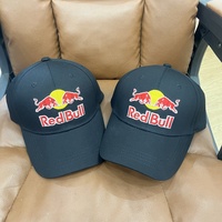 Red Bull Baseball Hat Classic Black Red Bull Racing Hat Outdoor Sports Sunscreen Sports Hat Duck Tongue Hat
