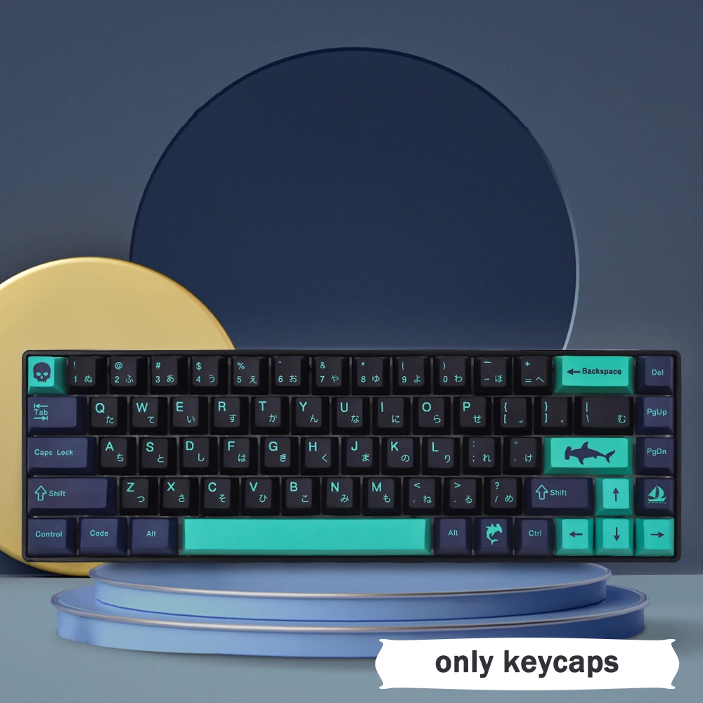 

148 Keys GMK Hammerhead Keycaps Cherry Profile English Japanese Keycap PBT Dye Sublimation Keyboard Keycap For MX Switch 1.75U