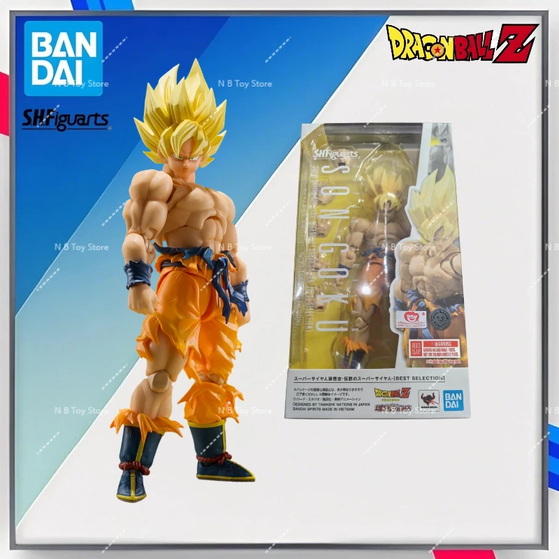 

Bandai Original S.H.Figuarts Dragon Ball Son Goku Legendary Super Saiyan SHF Action Figure Toy Model Gift for Kids (In Stock)