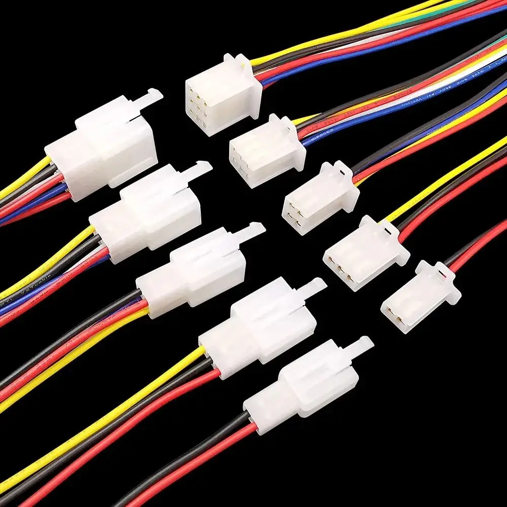 2.8mm Automotive Electrical Wire Connector 2/3/4/6/9 Pin Male Female Cable Terminal Male Female Socket Durable