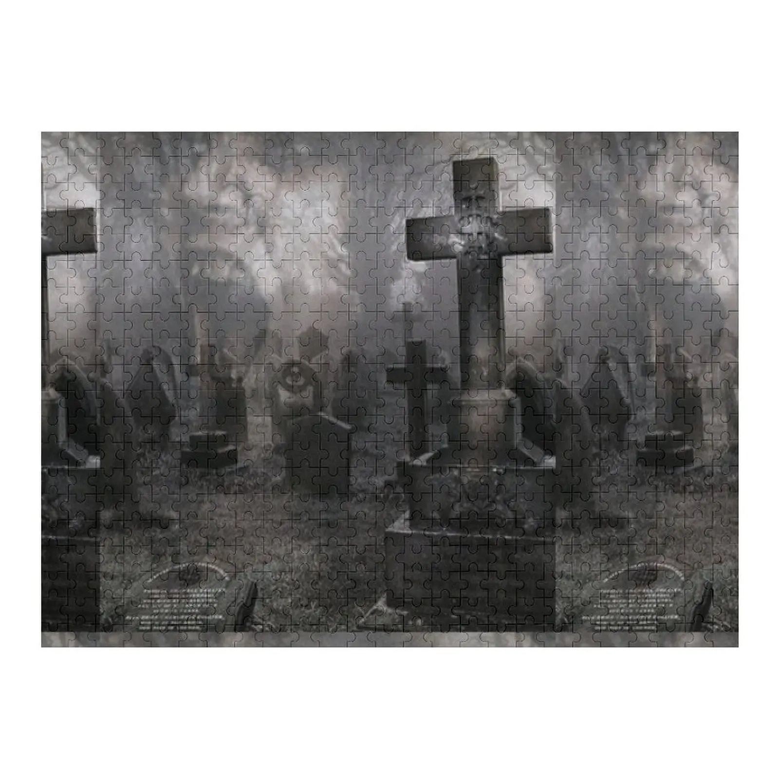 Puzzle na cmentarz, puzzle dla dzieci z własnymi elementami, drewniane puzzle dla dorosłych, kompozycje dla dzieci, puzzle.