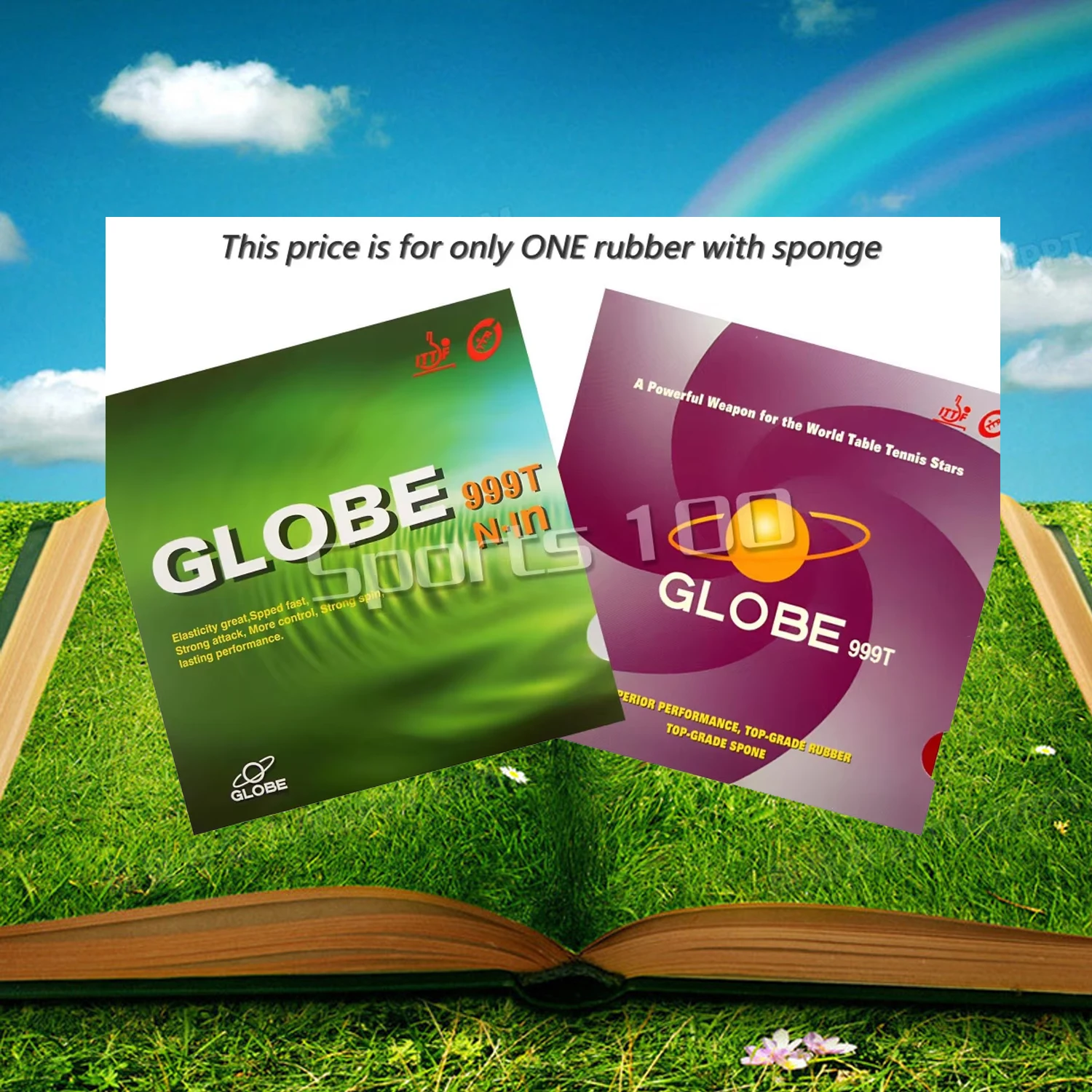 

Оригинальный Globe 999T 999-T 999 T pips-in накладка для настольного тенниса и пинг-понга с губкой