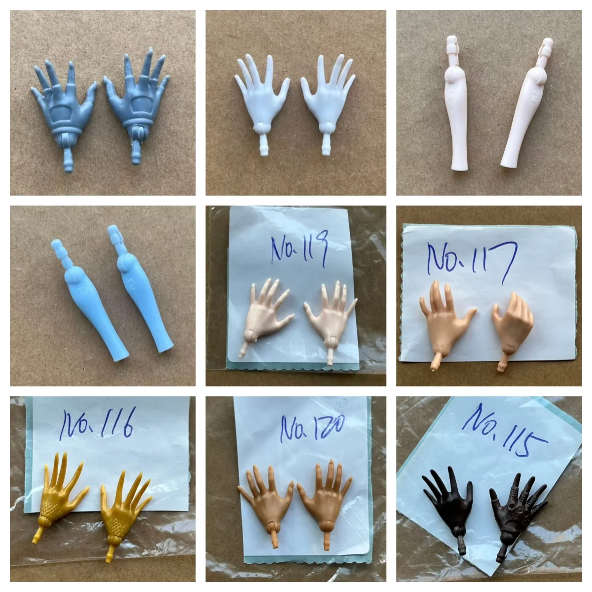 Monster-Puppen-Ersatzteile: Hände, Arme, Ellbogen, Beine – DIY-Puppen-Anziehzubehör und Teile für personalisierte Puppen – Detail 26