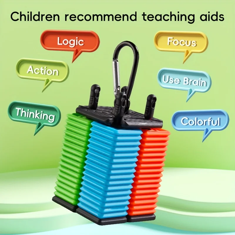 Buntes tragbares Puzzle-Gochi-Spiel Fünf-in-Ein-Ein-Reihen-Spiel für Kinder und Erwachsene Interaktives Desktop-Strategiespiel mit bunten Teilen