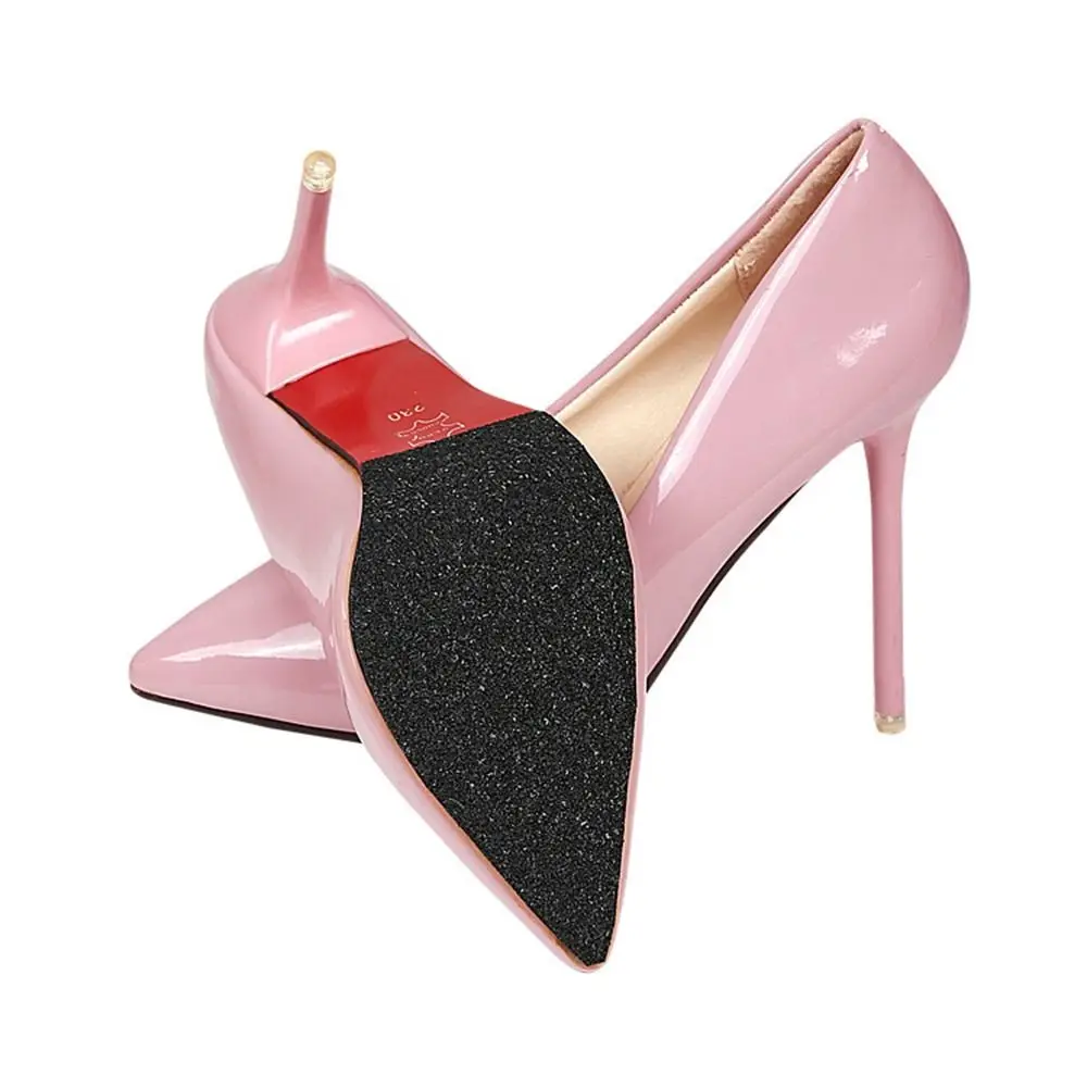 طبقة رقيقة واقية النساء المضادة للانزلاق عالية الكعب وحيد باطن حامي ملصقات عدم الانزلاق ملصق الأمامية النعل الخارجي وسادة المضادة للانزلاق باطن