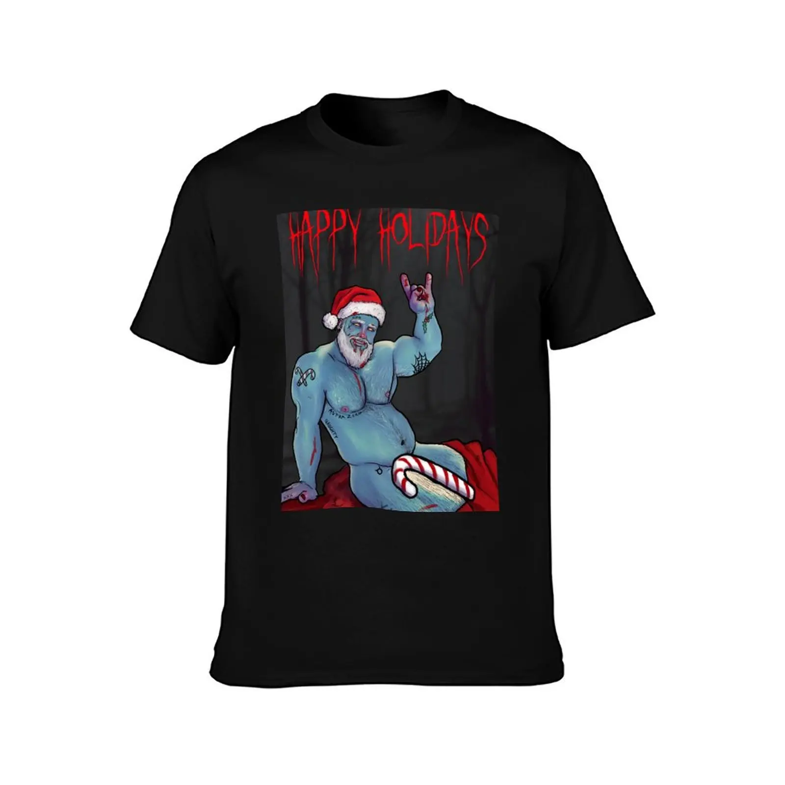 Gay Monster Xmas - Astra Zero T-Shirt man graphic t shirt T-Shirt
