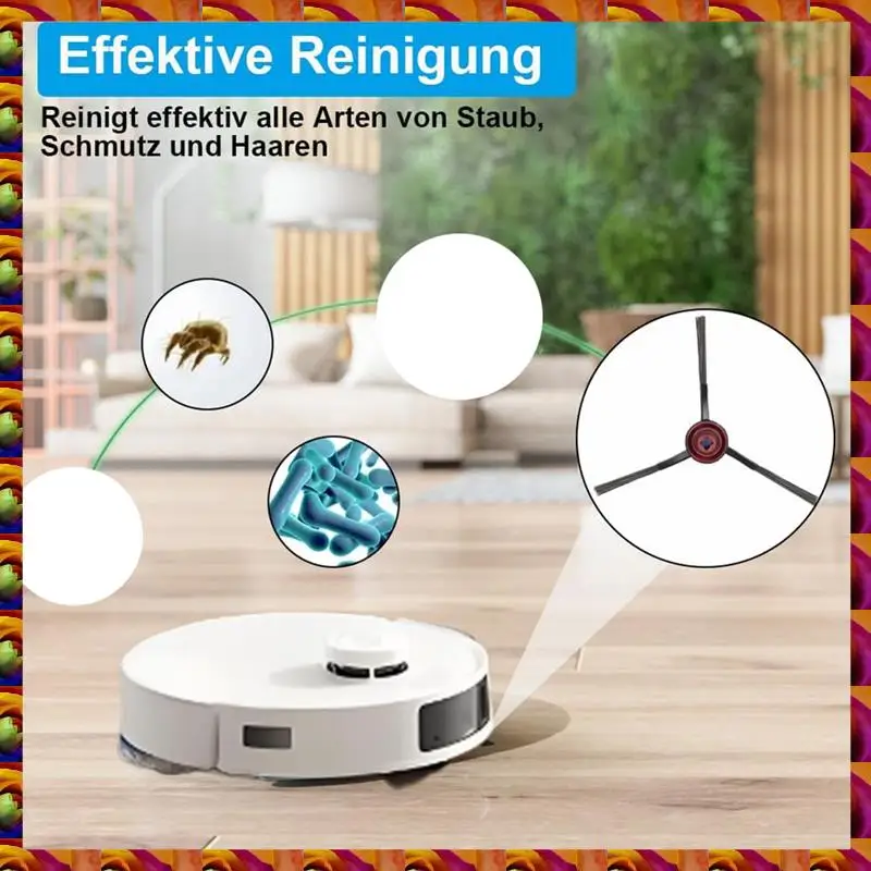 

BTCL 10Pcs Side Brushes Compatible For Ecovacs Deebot T30 Pro Omni/ T30pro Robot Vacuum Cleaner Replacement Parts