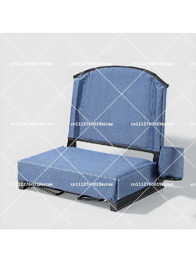 Portable Folding Stadium Seat Cushion with Backrest for Outdoor Sports Events