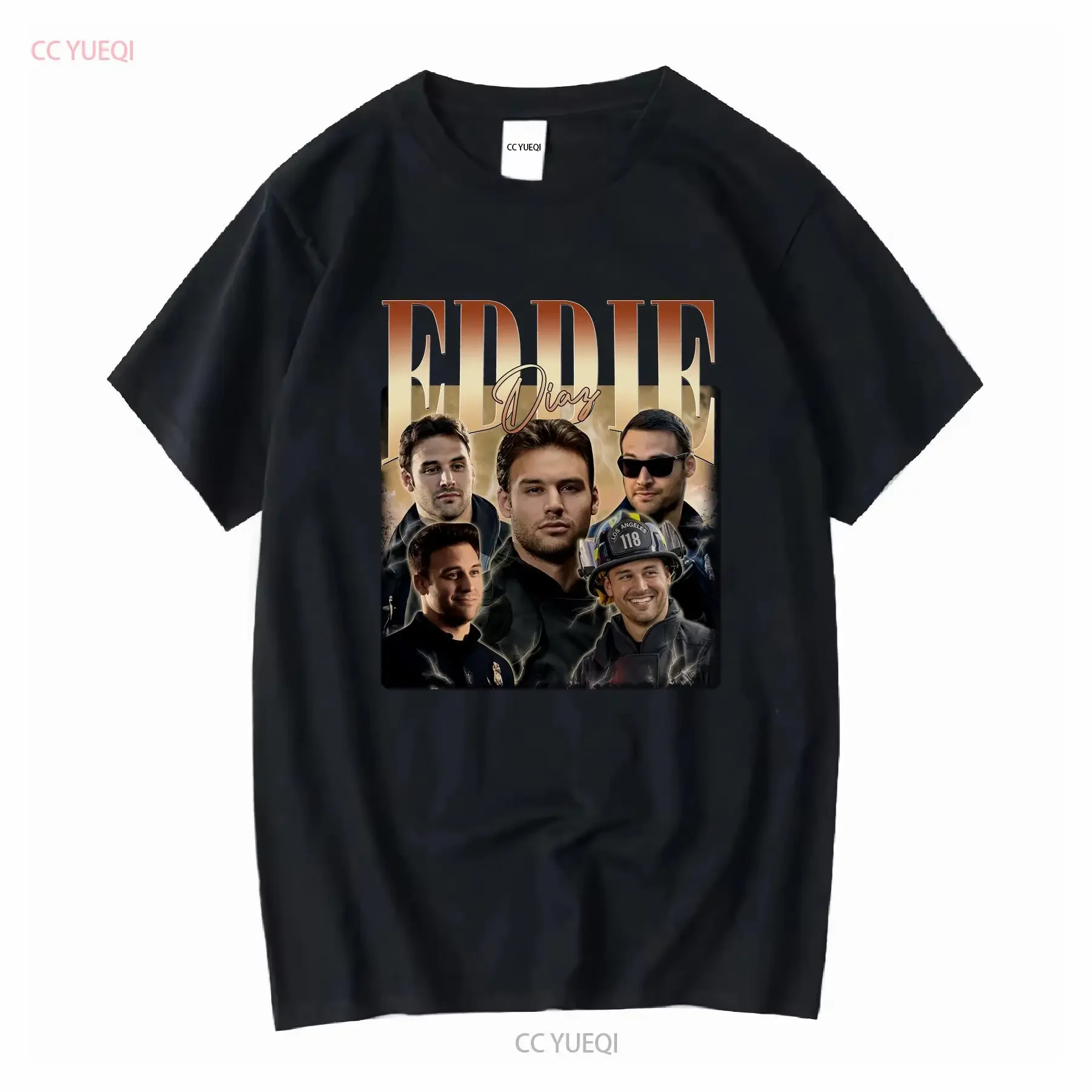 Eddie Diaz T Shirt Vintage Homage S 5Xl long or short sleeves vintage Washed Breathable homme Casual Versatile designer clothes