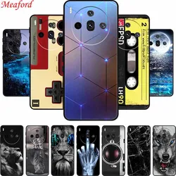 For ZTE nubia Z60S Pro Case Z60SPro Black Silicone Soft Back Cover Case For ZTE Nubia Z60S Pro Phone Case 6.78