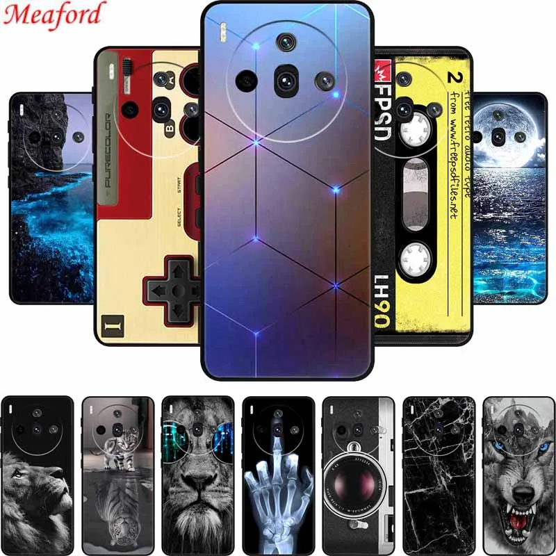 For ZTE nubia Z60S Pro Case Z60SPro Black Silicone Soft Back Cover Case For ZTE Nubia Z60S Pro Phone Case 6.78