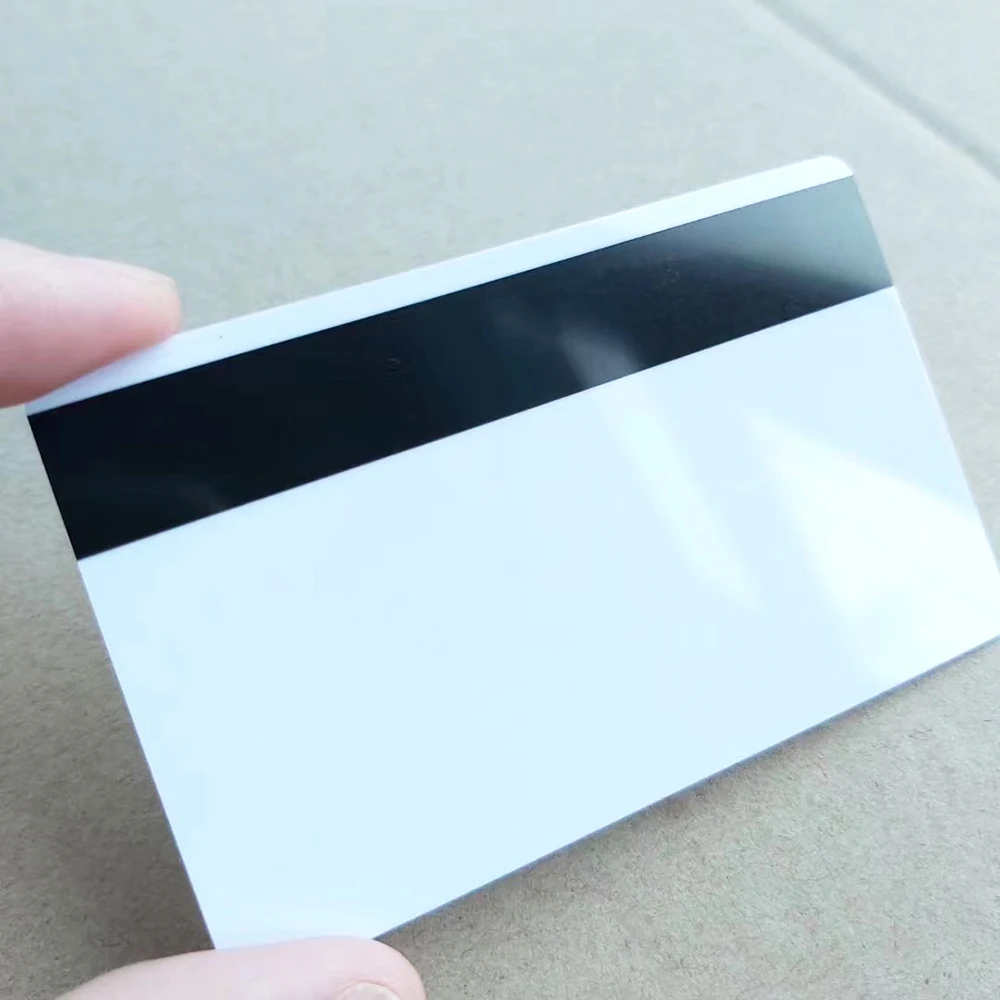 50Pcs/Lot Double Sided Printable PVC Blank Cards Hico Magnetic Stripe Card for Access Control System Drop Ship