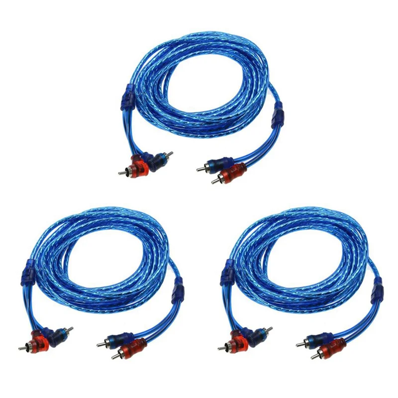 A32T-3Pcs 5M 2 Rca …