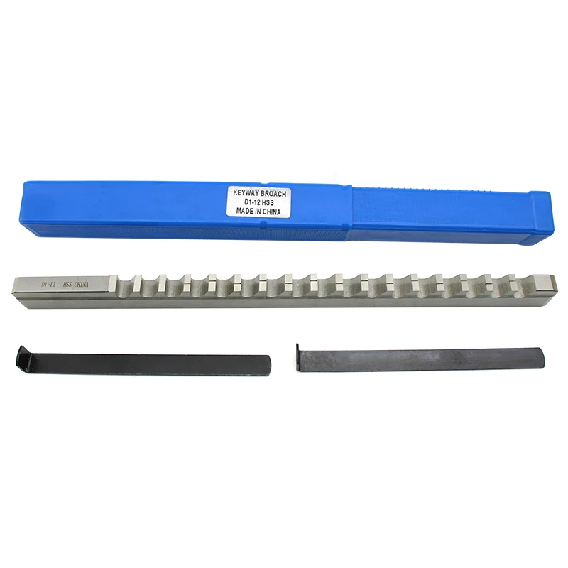 12mm-d-push-type-keyway-broach-cutter-shim-hss-high-speed-steel-cnc-cutting-tool-knife-with-shims-new