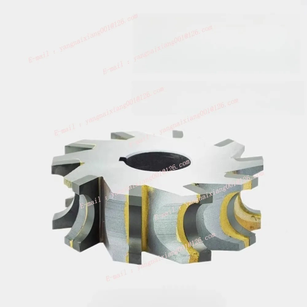 YG8 Welded Alloy Concave Semi-circle Milling Cutter Carbide Radius Milling Cutter Steel Arc R Convex Radius Profiling Mill Tool