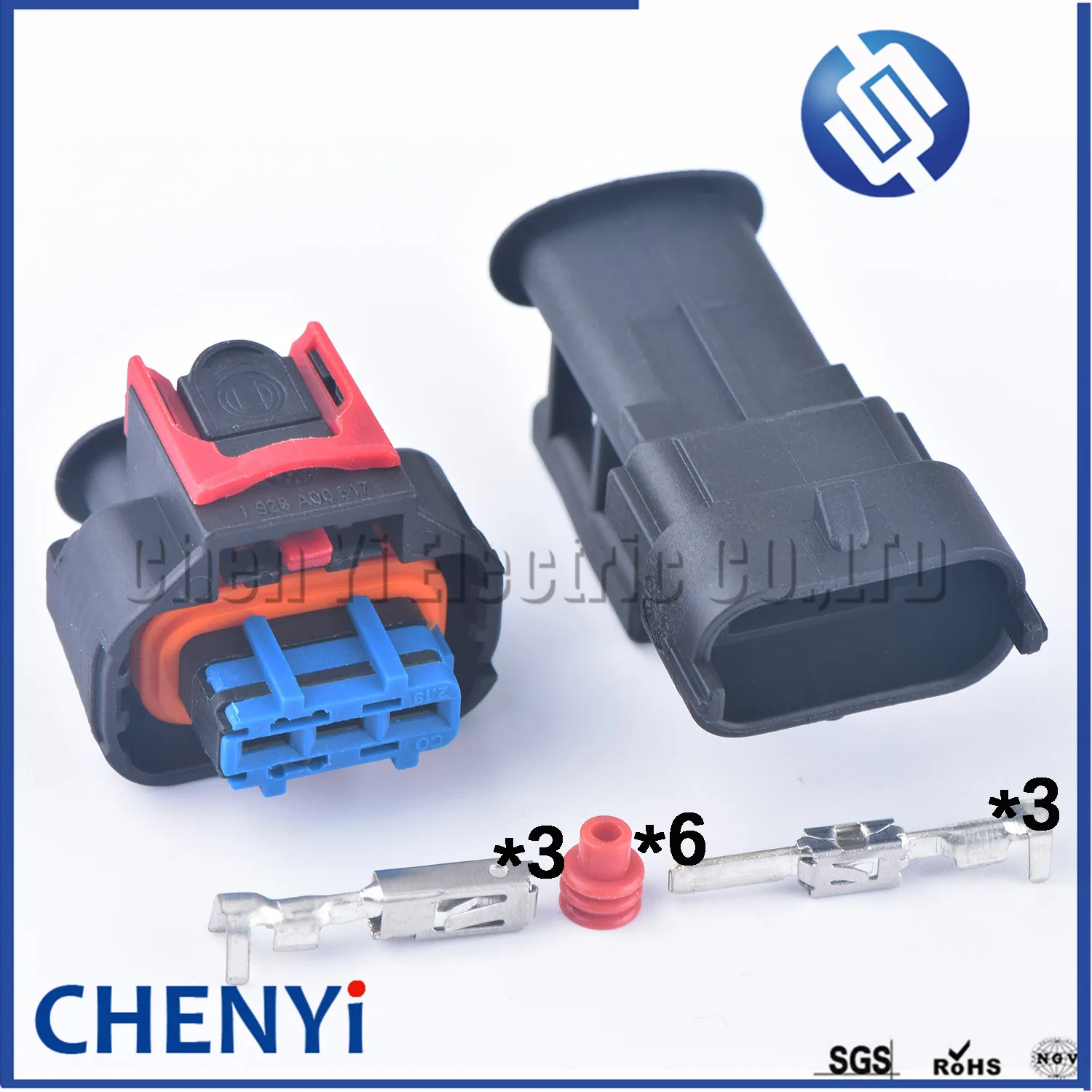 1 set 3 Pin 2.8 Series 1928405523 1928A00517 MAP Sensor Plug Diesel Injection Pump Connector Auto Waterproof Socket 1928403429