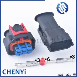 1 set 3 Pin 2.8 Series 1928405523 1928A00517 MAP Sensor Plug Diesel Injection Pump Connector Auto Waterproof Socket 1928403429