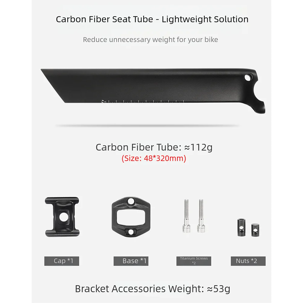 

Легкий подседельный штырь из углеродного волокна T800 165 г для шоссейного велосипеда XDS AD300 AD350, длина 320 мм, с регулируемым углом подушки сиденья