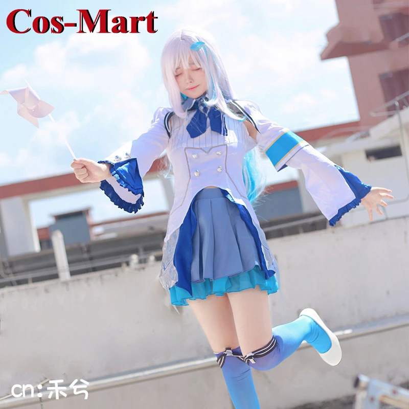 

Cos-Mart Anime VTuber Lize Helesta Cosplay CostumeRainbow Club Member Archduchess Lolita Dress Female Role Play Clothing