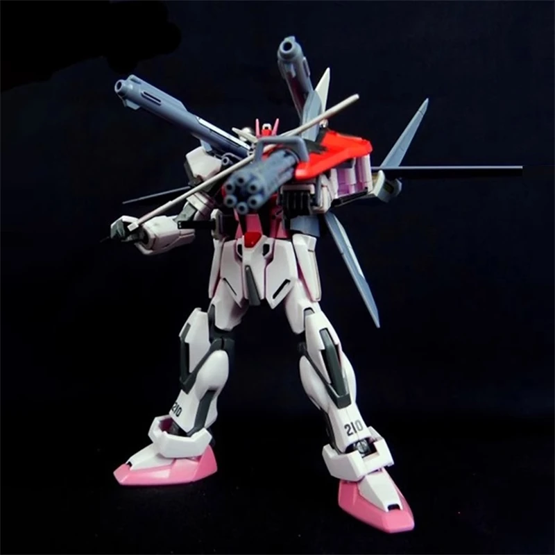 Bandai-Brinquedo Robô Montado, Boneca Móvel, Gundam Vermelho HG Strike, Equipamento IW.S.P, Periféricos Anime, Presente de Natal