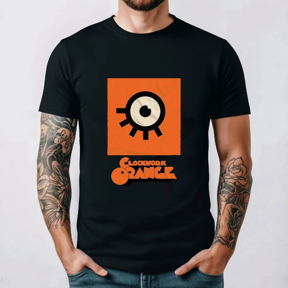 A Clockwork Orange V2 T Shirt Tee Natural Vintage Cotton Movie Poster All Sizes S M L XL 2XL 3XL Men Clothing Graphic T Shirts