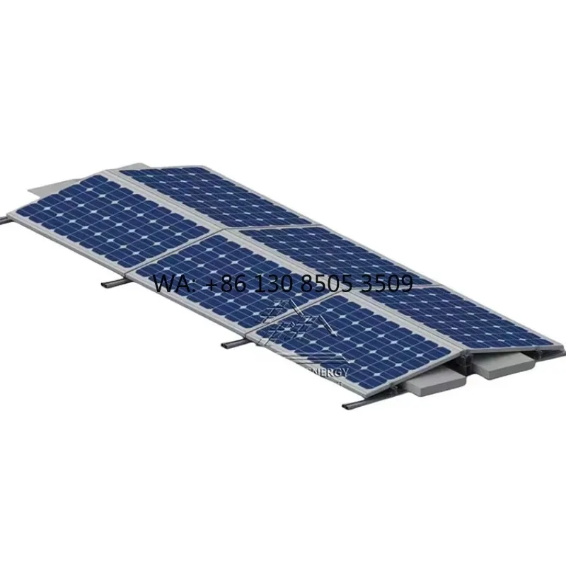 Quality Certification Rooftop Pv Brackets Solar Ballast Racking East To West Flat Roof Ground Solar Mounting System