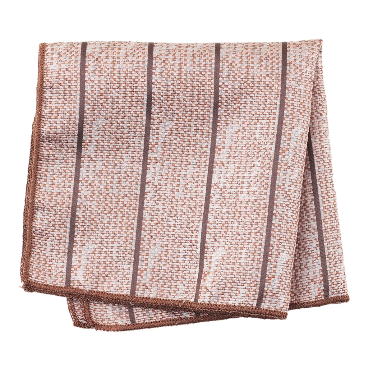 Toalla de bolsillo para hombre, tejido de hilo de seda de poliéster, Jacquard, 23x23cm, traje, toalla cuadrada, etiqueta de boda a rayas, 5 uds.