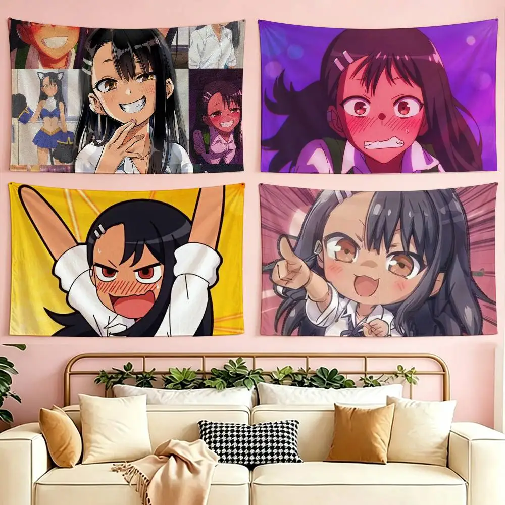 

1pc Nagatoro Hayase Anime flag Suitable For Party Club Outdoor Interior Wall Decoration Banner Fans Gift