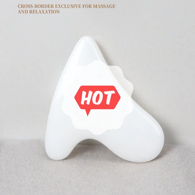 

Высокая силиконовая стеклянная доска Гуа Ша, скребок для лица, лифтинг-массаж для лица, тела, шеи, ног, ухода за кожей, красота, здоровье, массажер