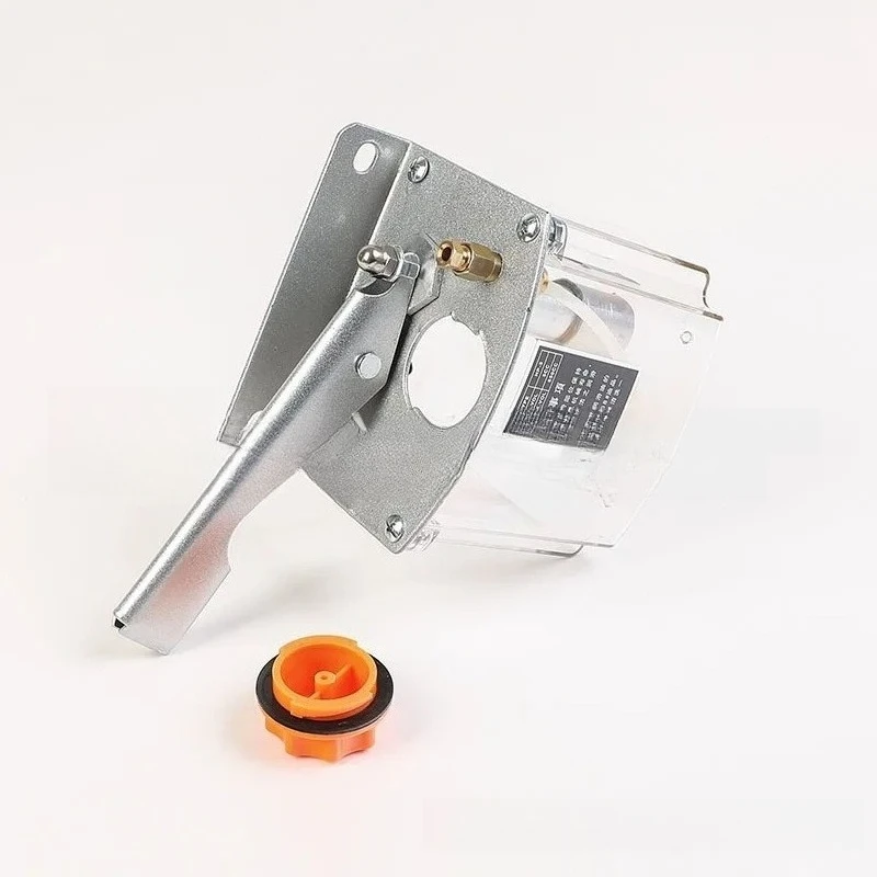 HP-5 Left and Right Hand Pressure Hand Oil Pumps Oiler Engineering Plastic Material 220V Manual Machine Tool Lubricating Oil
