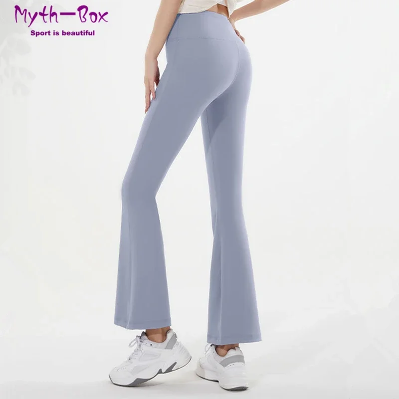

Women Flare Pants High Waist Yoga Sport leggings Quick Dry Bell-Bottoms Pant Wide Leg Elastic Gym Fitness Flared Trousers Female