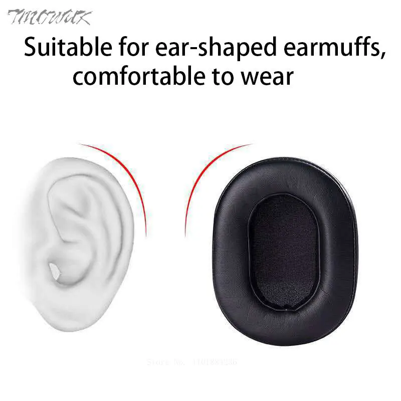 Almohadillas de repuesto para Audio Technica ATH M70 M50X M50 MSR7 M40X M40 M30X, auriculares con Funda de cuero