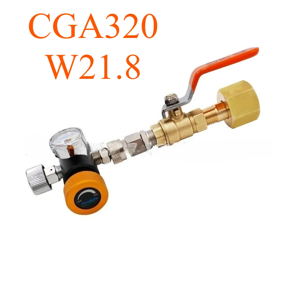 

Professional Sodastream Bottle Adapter - Pressure Gauge & Vent Valve Included for Home Carbonation System Refilling